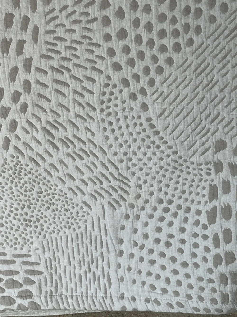 WEST ELM Organic Cotton Queen Coverlet